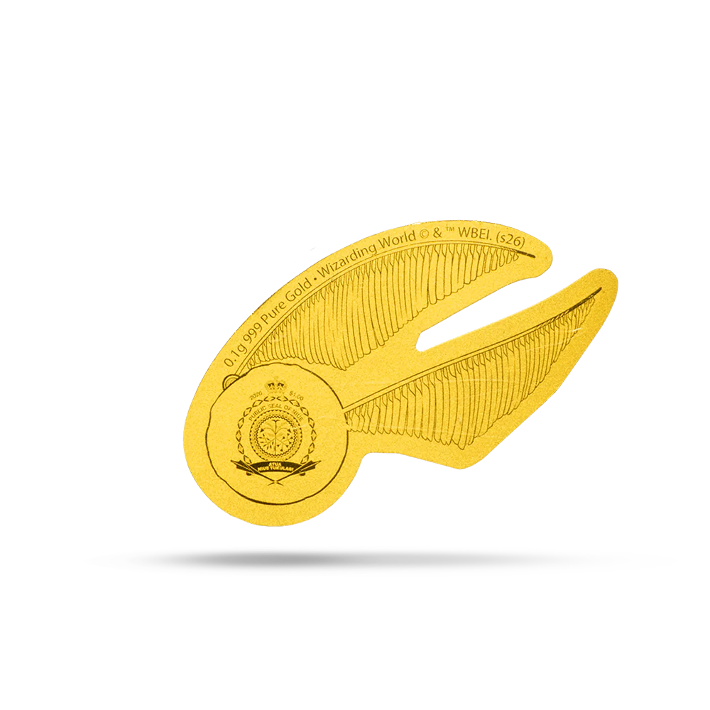 0,1g Gold Harry Potter™ - The Golden Snitch - Image 2