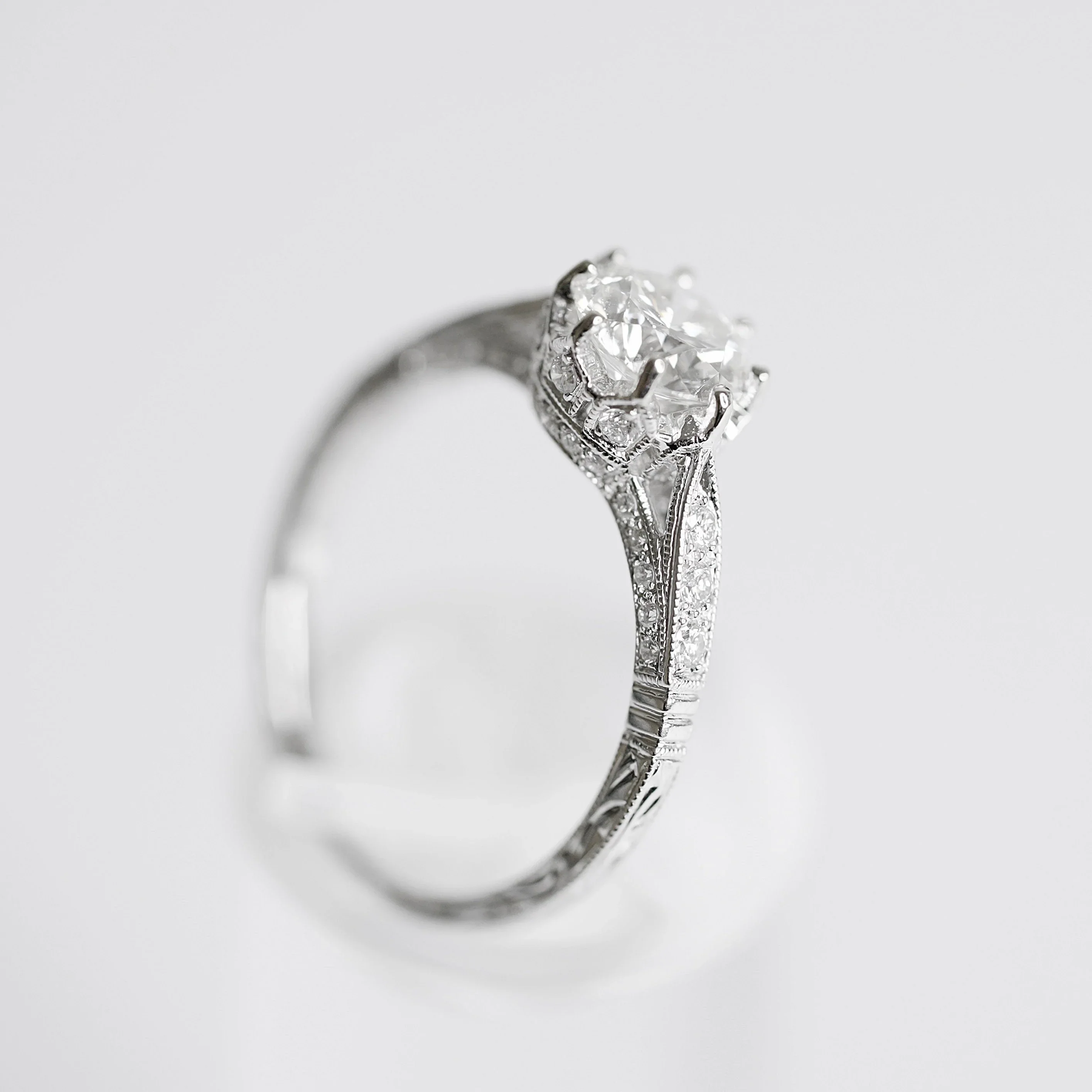 1.05 ct Diamond Ring + VVS2 - Image 5