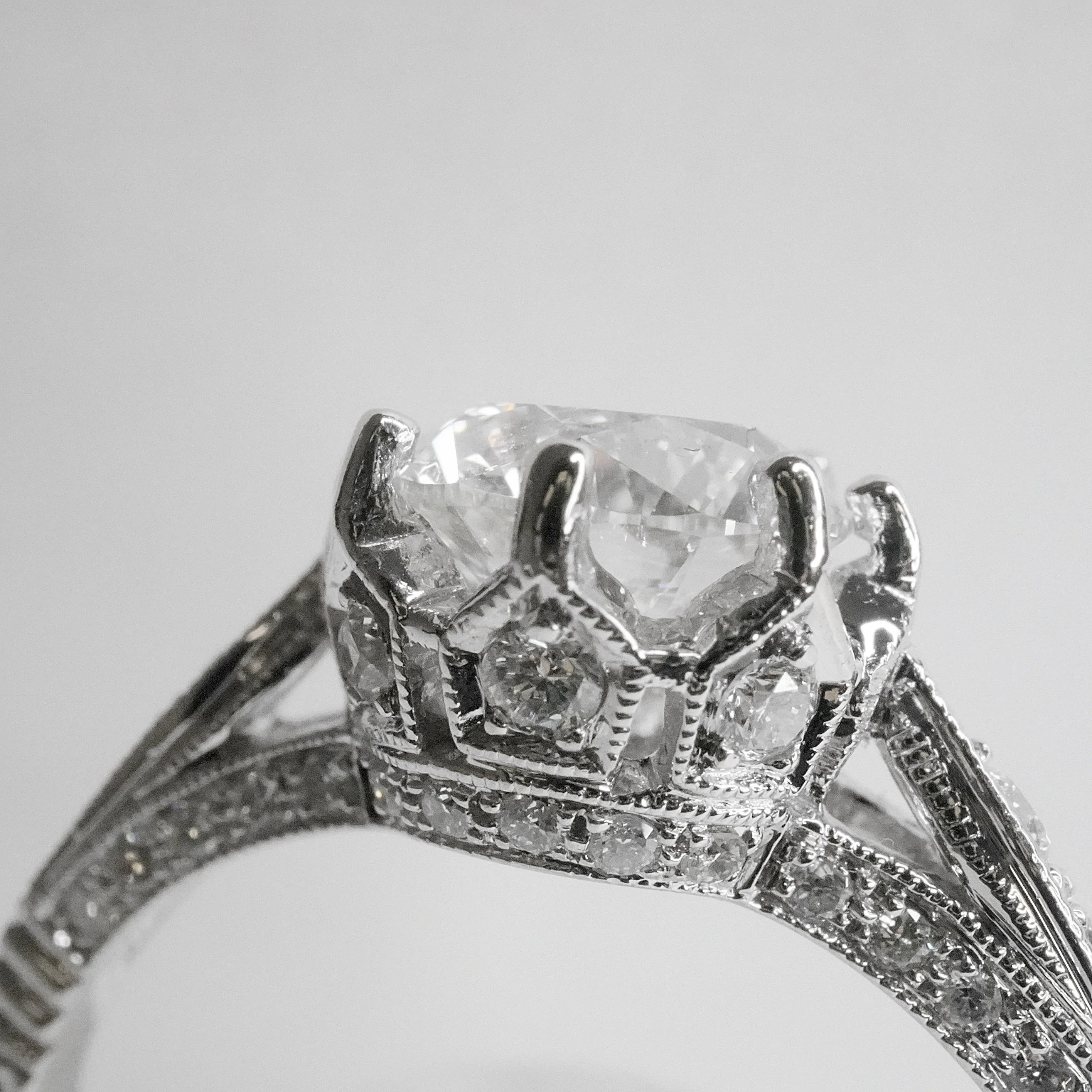 1.05 ct Diamond Ring + VVS2 - Image 7