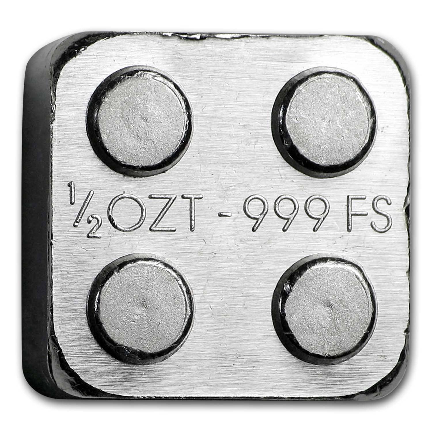 1/2 Unzen Silber Building Block Bars (2x2)