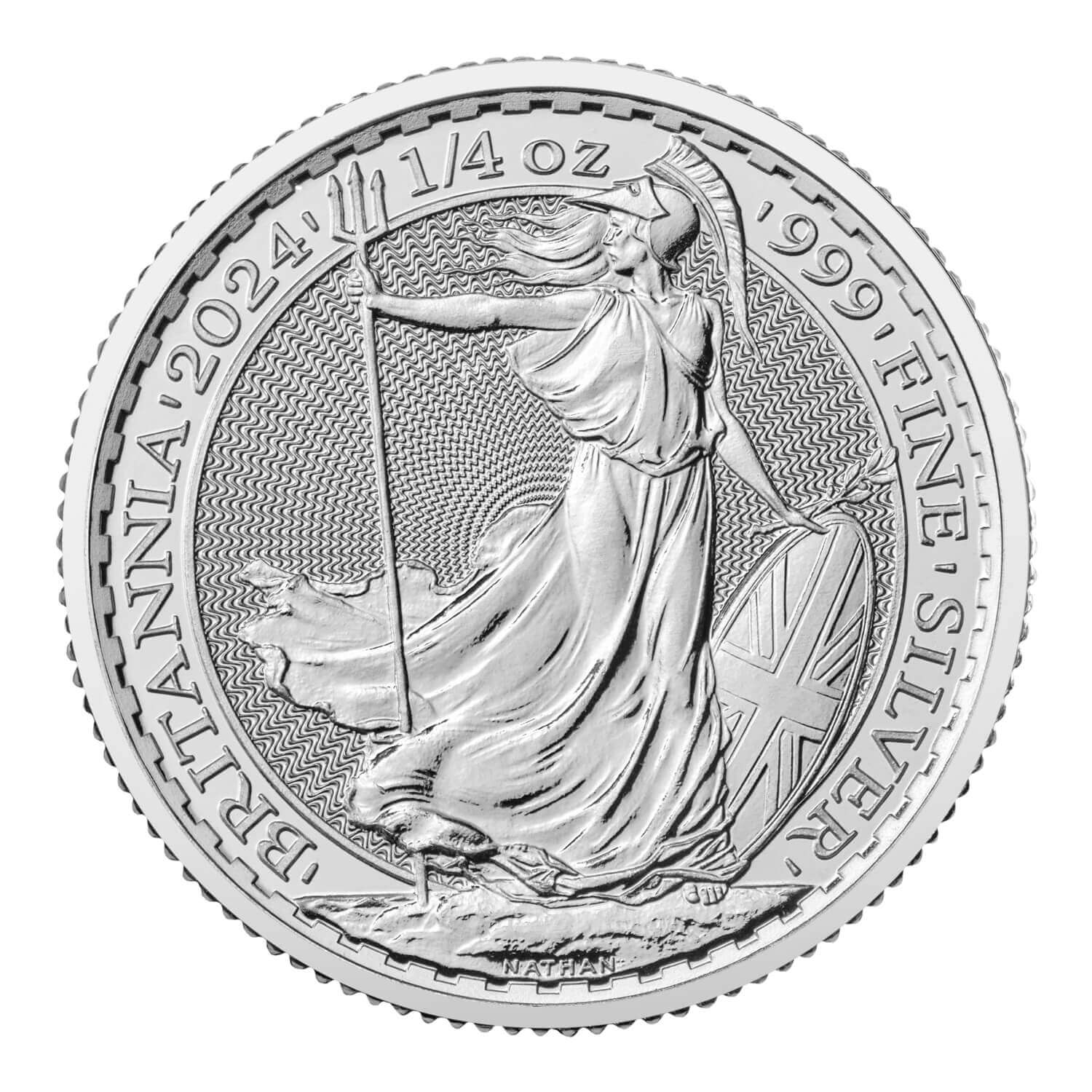 1/4 Unze Silber Britannia 2024 (Charles III.)