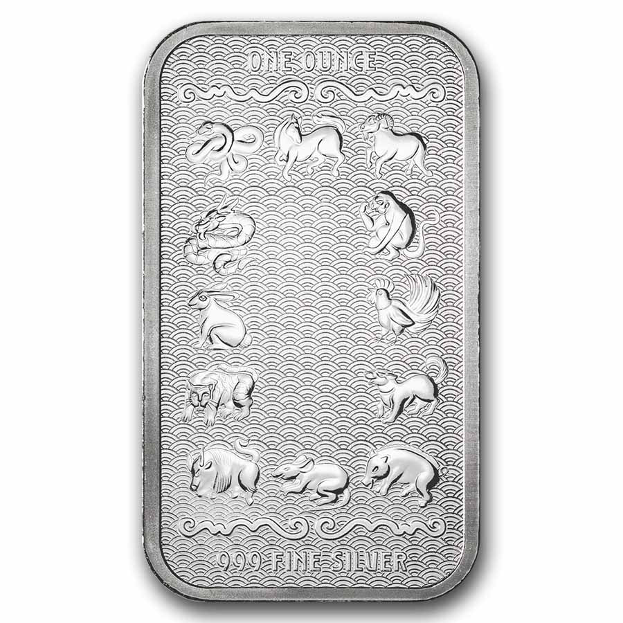 1 Unze Silber Bar - 2026 Year of the Horse - Image 2