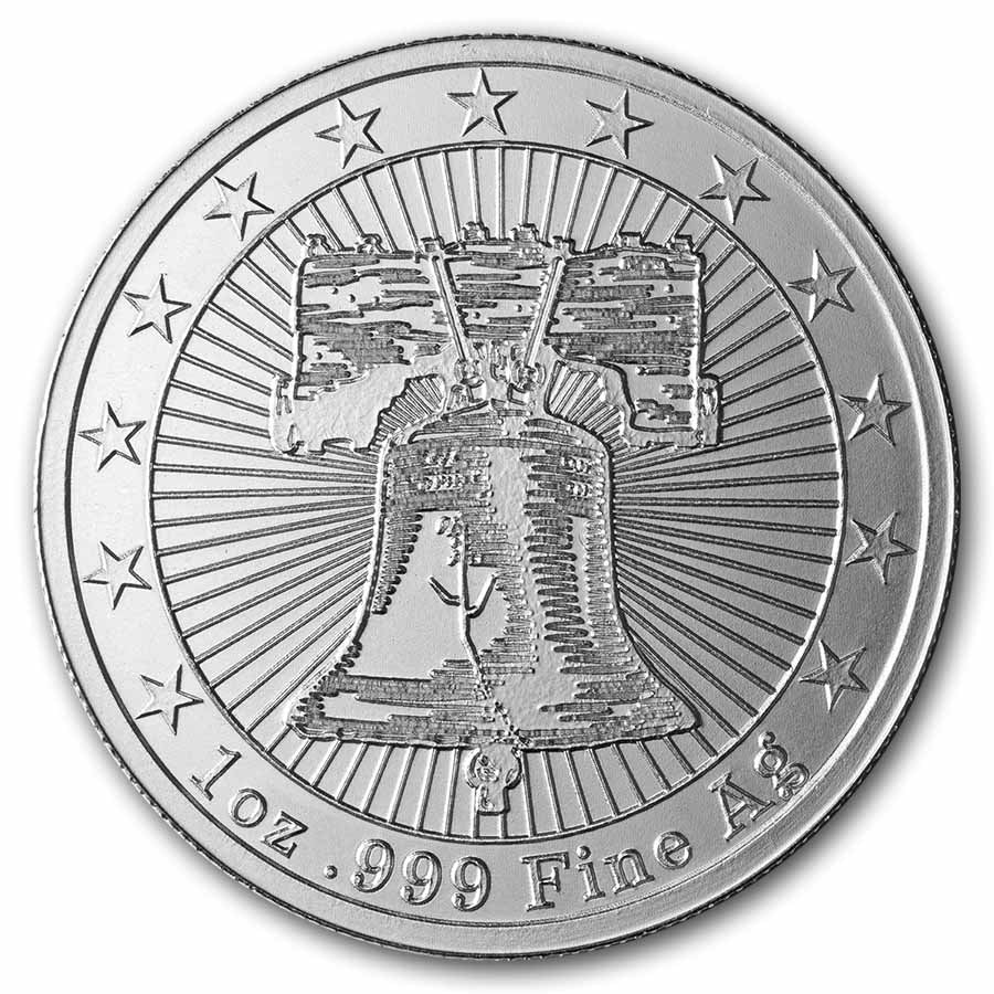 1 Unze Silbermünze - Betsy Ross & Liberty Bell - Image 2