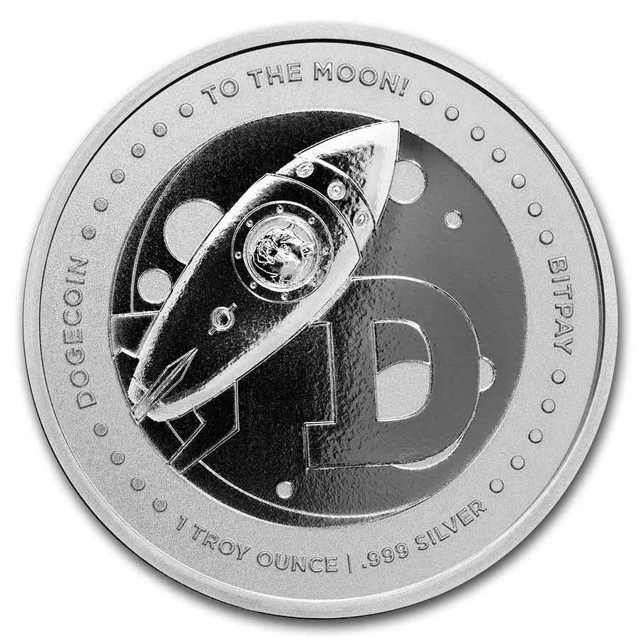 1 Unze Silber - Doge Coin - Image 2