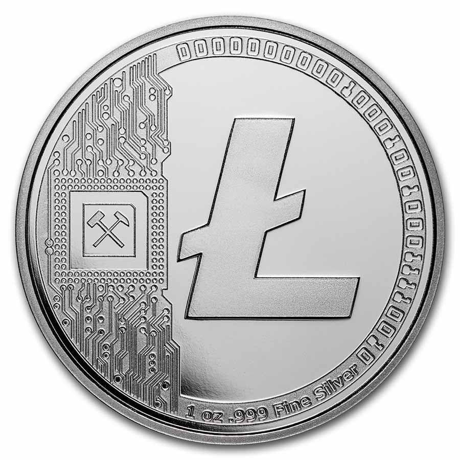 1 Unze Silbermünze - Litecoin - Image 2