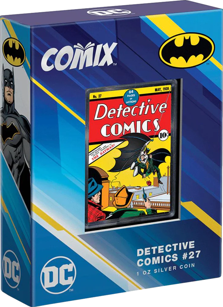 1 Unze Silber Batman Detective Comix 2023 PP (Auflage: 5.000 | coloriert | Polierte Platte) - Image 3