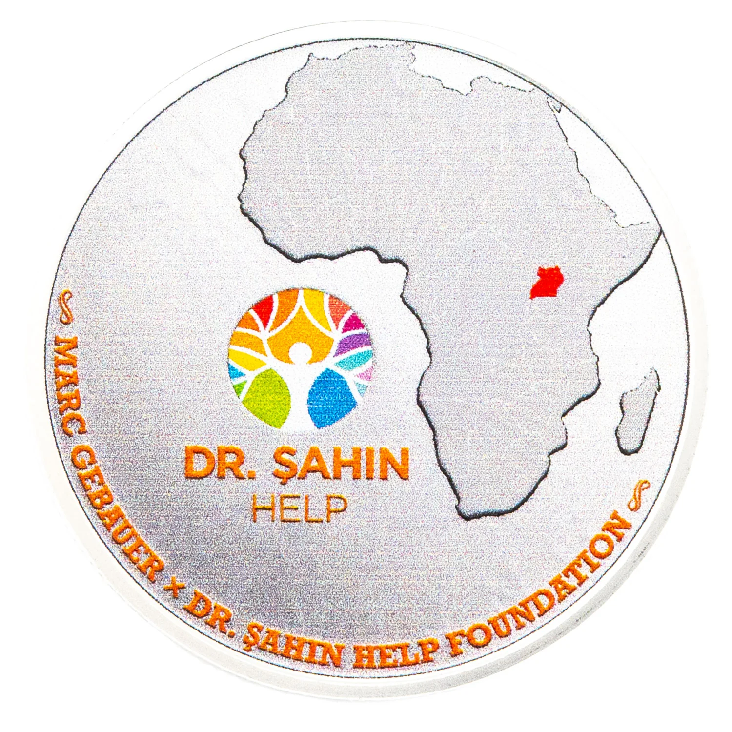 1 Unze Silber - Marc Gebauer x Dr. Sahin Help Foundation Coin