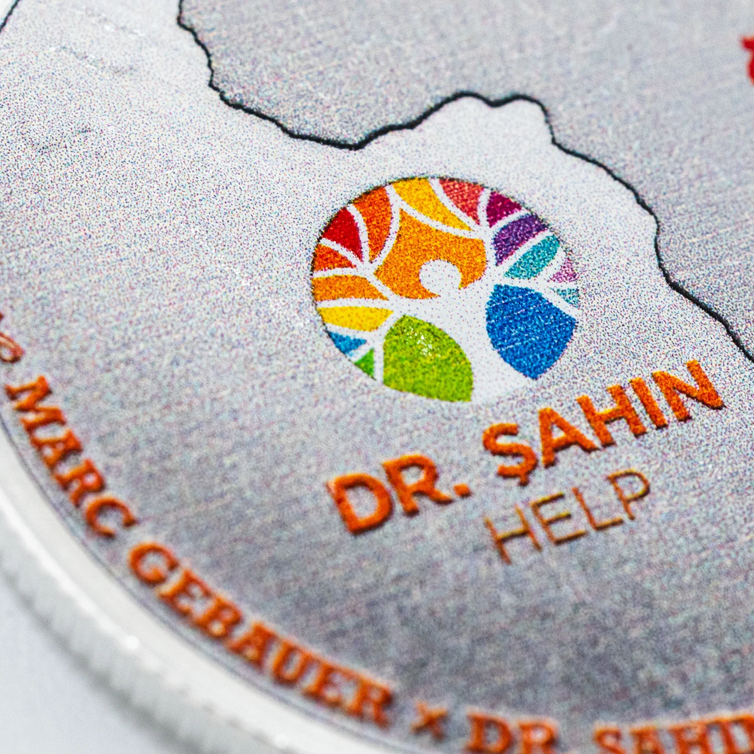 1 Unze Silber - Marc Gebauer x Dr. Sahin Help Foundation Coin - Image 4