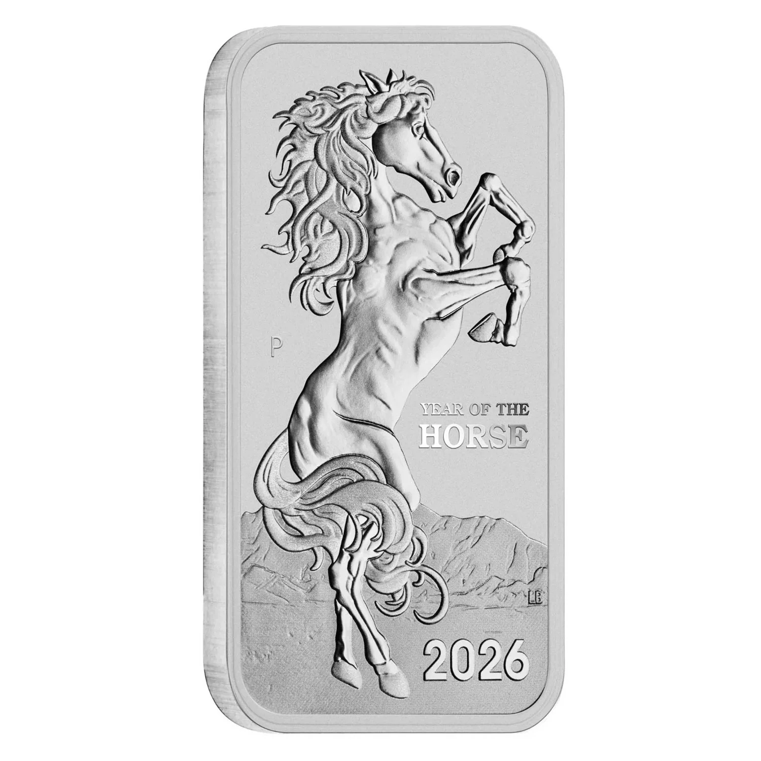 1 Unze Silberbarren Australien Lunar Rectangular Pferd 2026 - Image 3