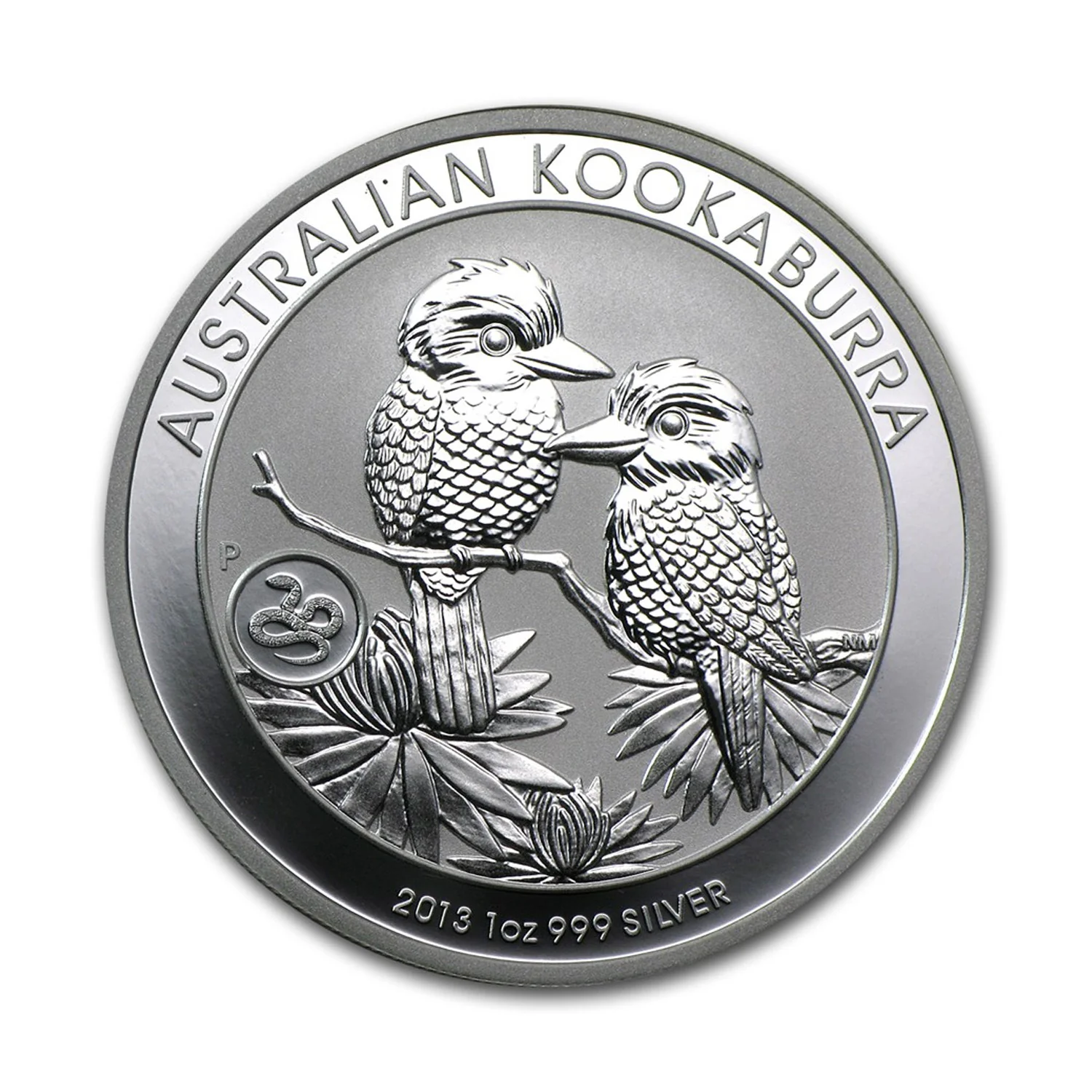 1 Unze Silbermünze - Australia Kookaburra BU (Snake Privy) 2013