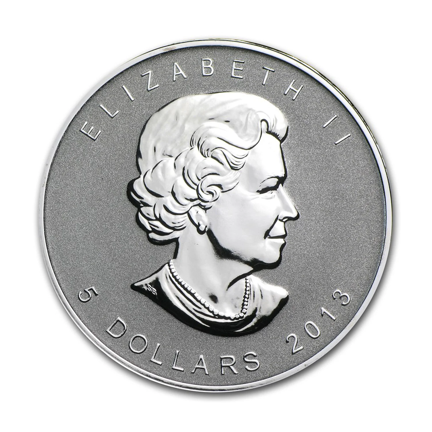 1 Unze Silbermünze - Canada Maple Leaf Lunar Snake Privy 2013 - Image 2