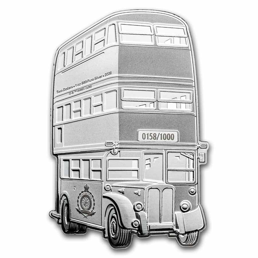 1 Unze Silber Niue $2 HP Magical Transport Knight Bus 2026 - Image 2