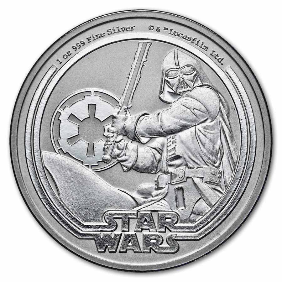 1 Unze Silbermünze Niue $2 Star Wars: Darth Vader Bullion Coin 2026