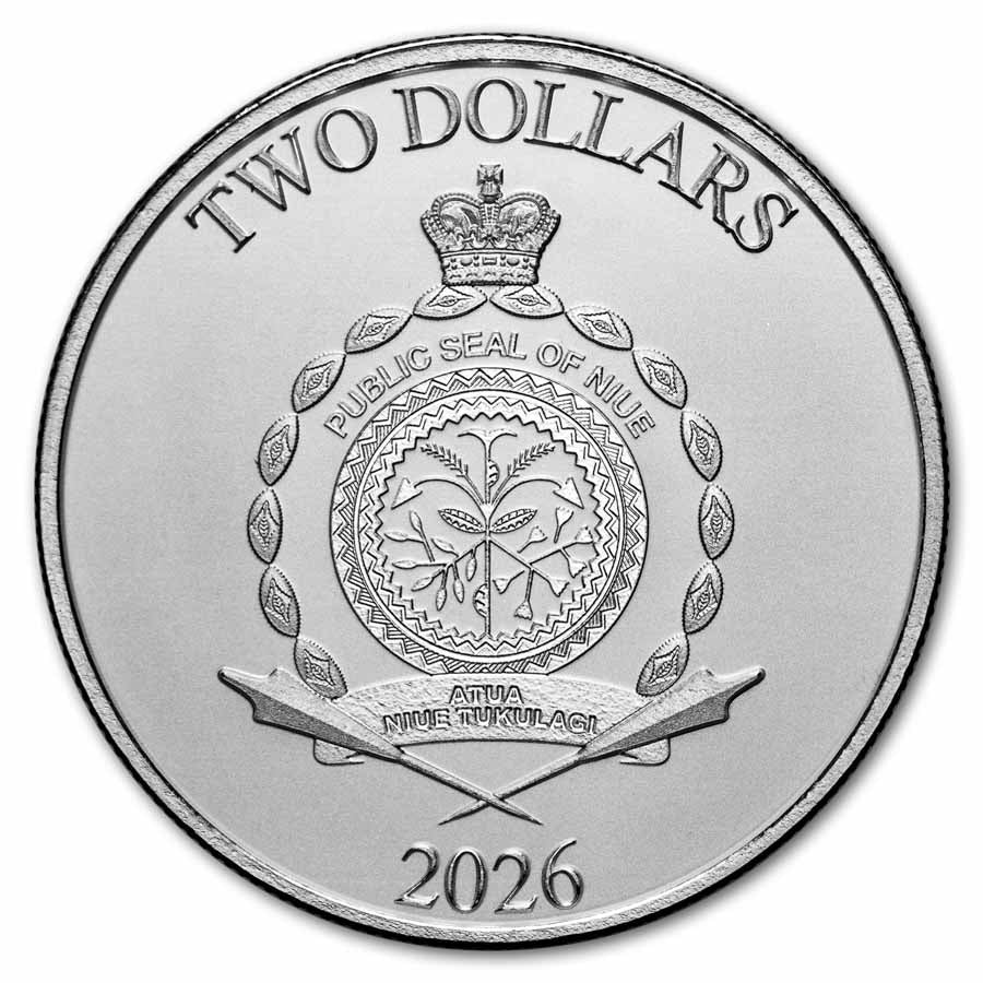 1 Unze Silbermünze Niue $2 Star Wars: Darth Vader Bullion Coin 2026 - Image 2