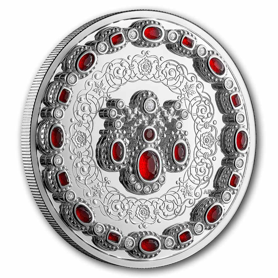 1 Unze Silbermünze RCM Ag $20 Crown Jewels 100th Anniv. of the Birth QEII 2026 - Image 2