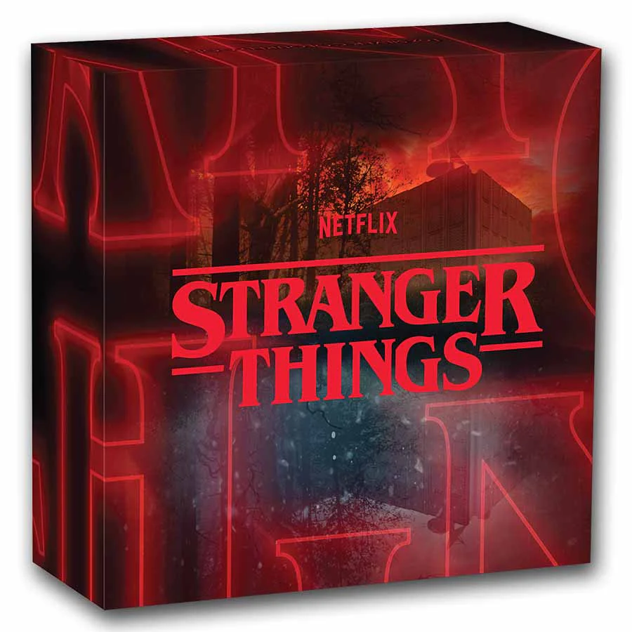 1 Unze Silbermünze Colorized Stranger Things The Upside Down 2026 - Image 5