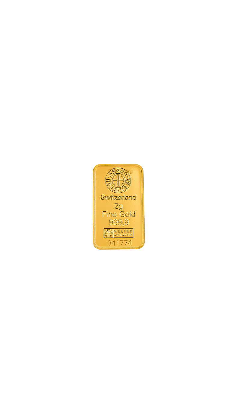 2g Goldbarren Heraeus - Image 3