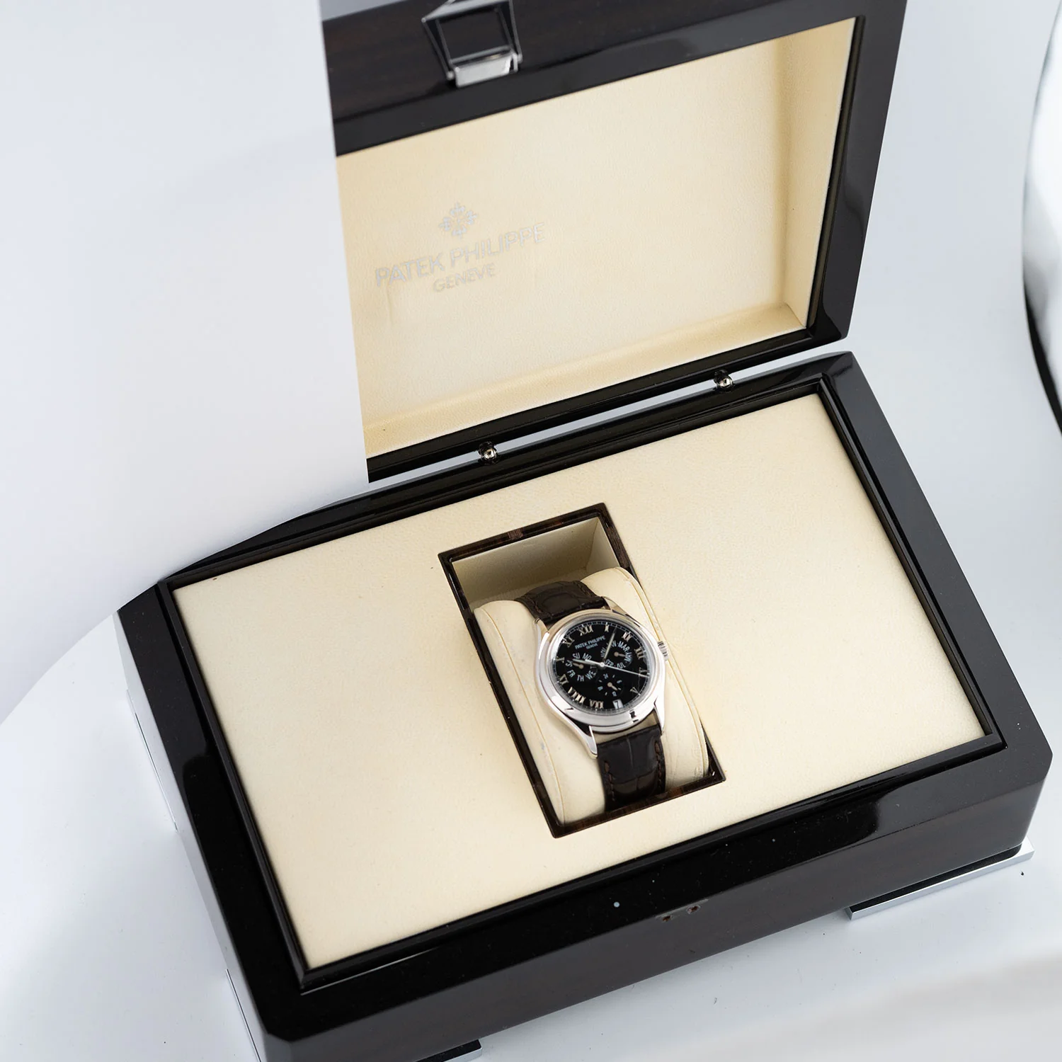 Annual Calendar Platinum Automatic Black Dial - 5035P-001 - Image 8