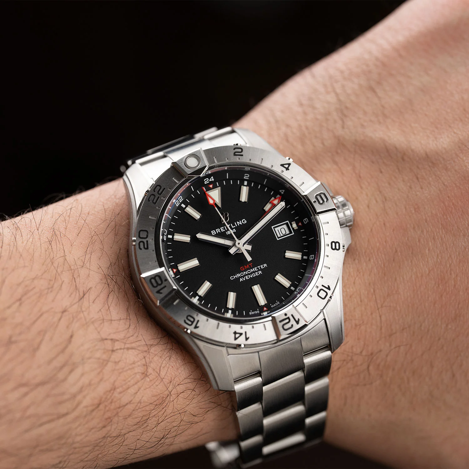 Avenger Automatic GMT 44mm Black Dial 2026 - A32320101B1A1 - Image 6
