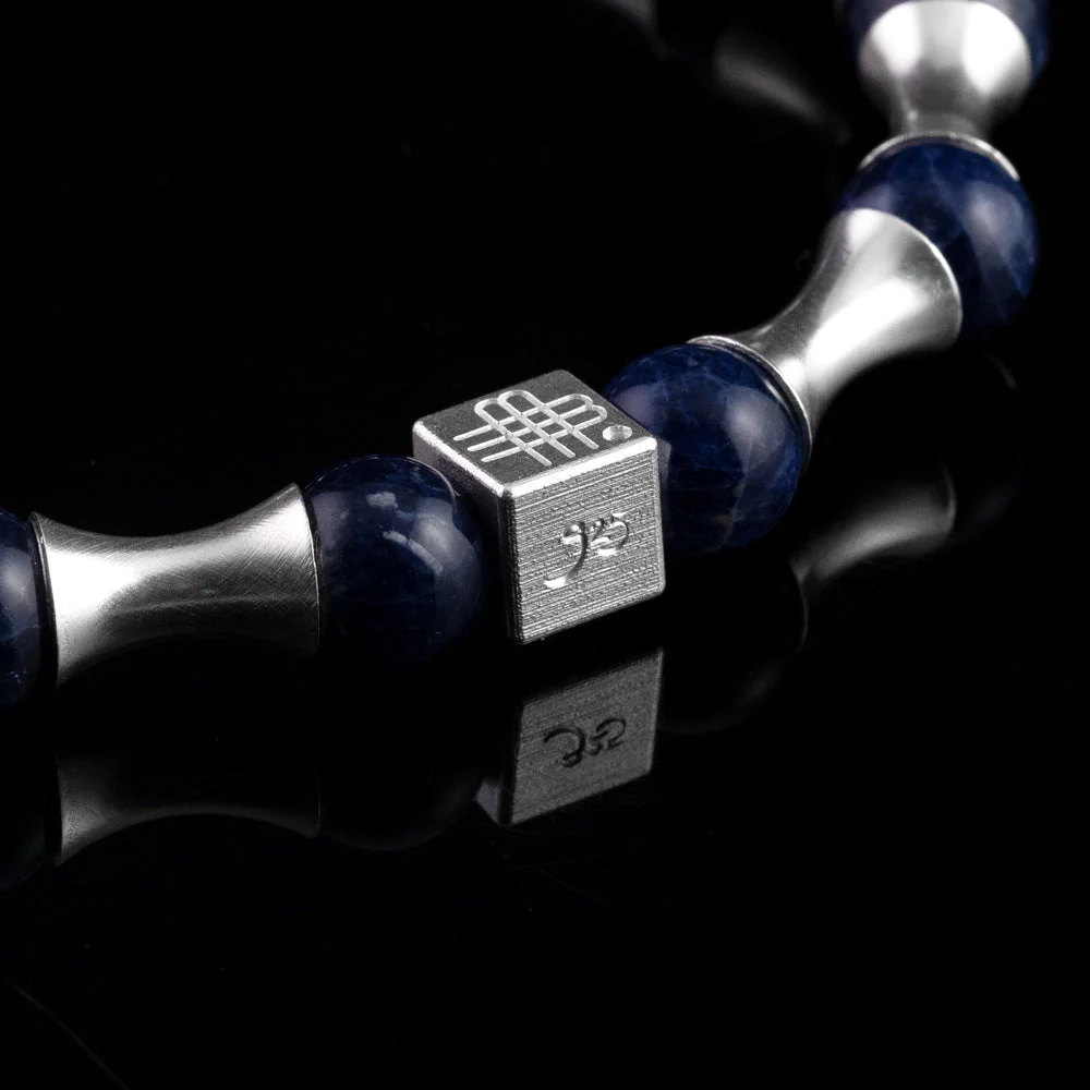 Bracelet BLUE WAVE - the GREATEST TIMEPIECE - 925 sterling silver - Image 8