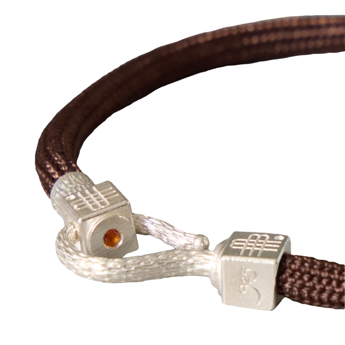Bracelet CHOCOLATE SEA sterling silver with an orange topaz - 925er - Image 2