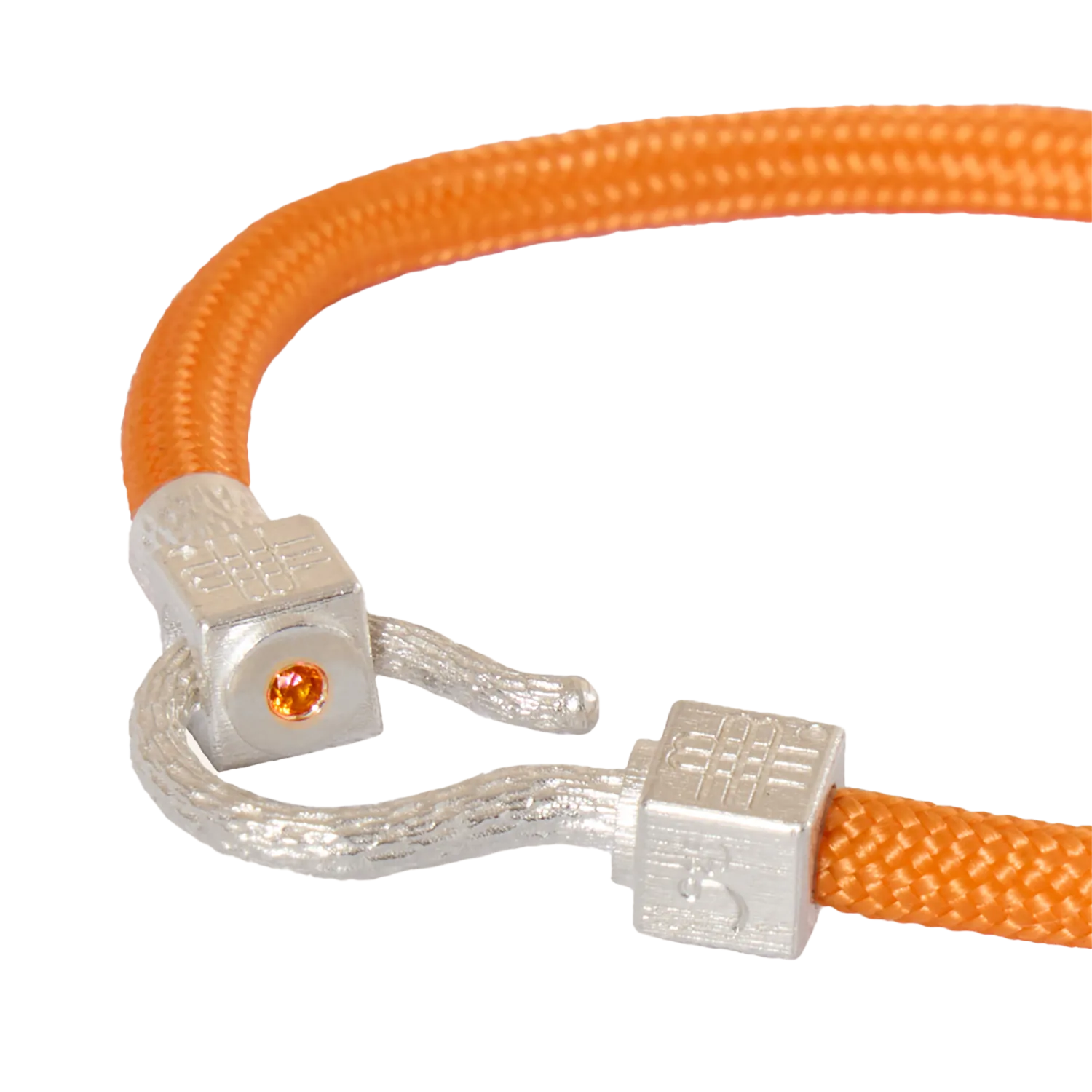 Bracelet ORANGE SEA - 925 sterling silver with an orange topaz - Image 2