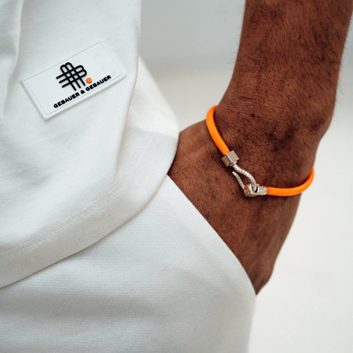 Bracelet ORANGE SEA - 925 sterling silver with an orange topaz - Image 3