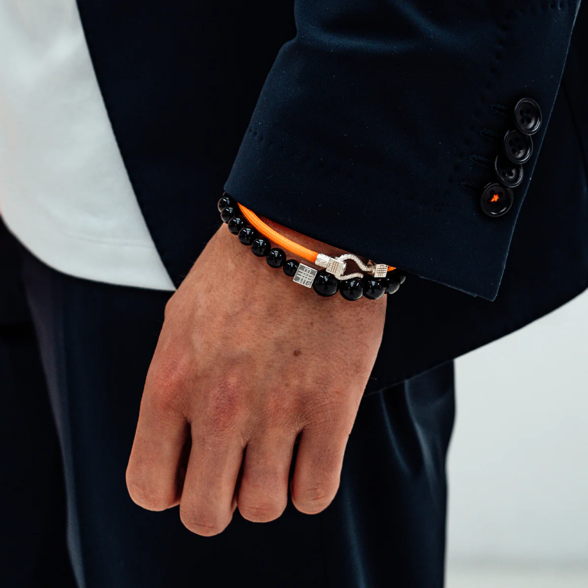 Bracelet ORANGE SEA - 925 sterling silver with an orange topaz - Image 5
