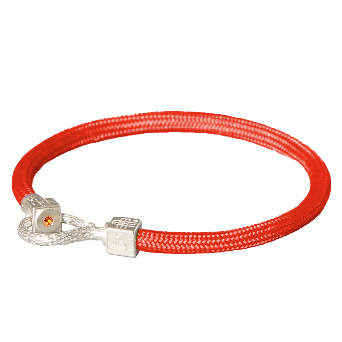 Bracelet RED SEA - 925 sterling silver with an orange topaz
