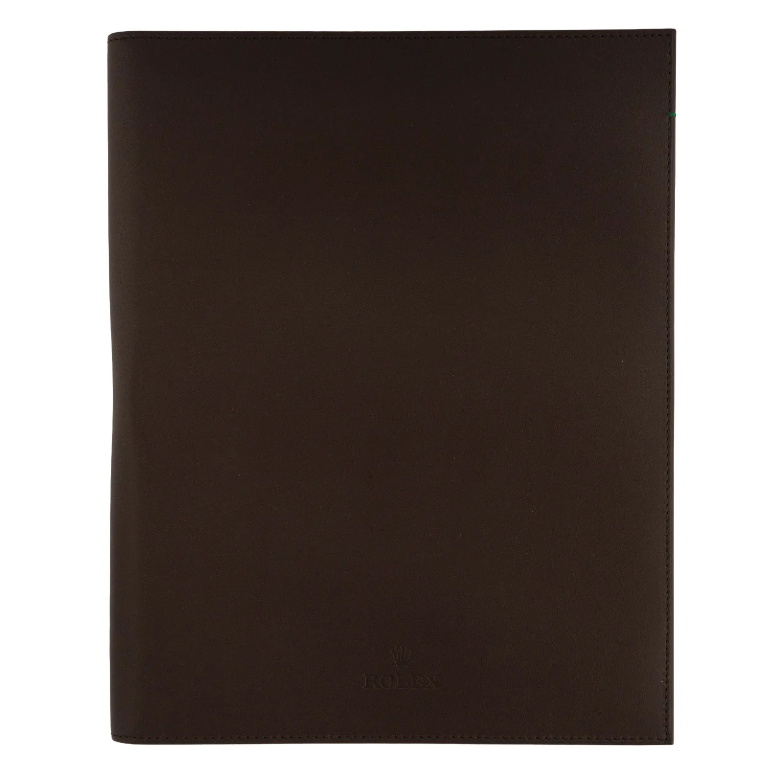 Brown Leather Notebook with Pen