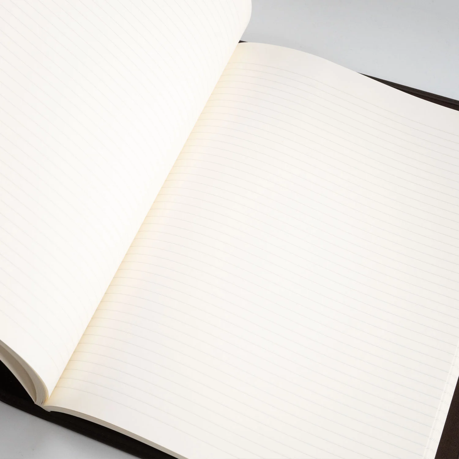 Brown Leather Notebook with Pen - Image 3