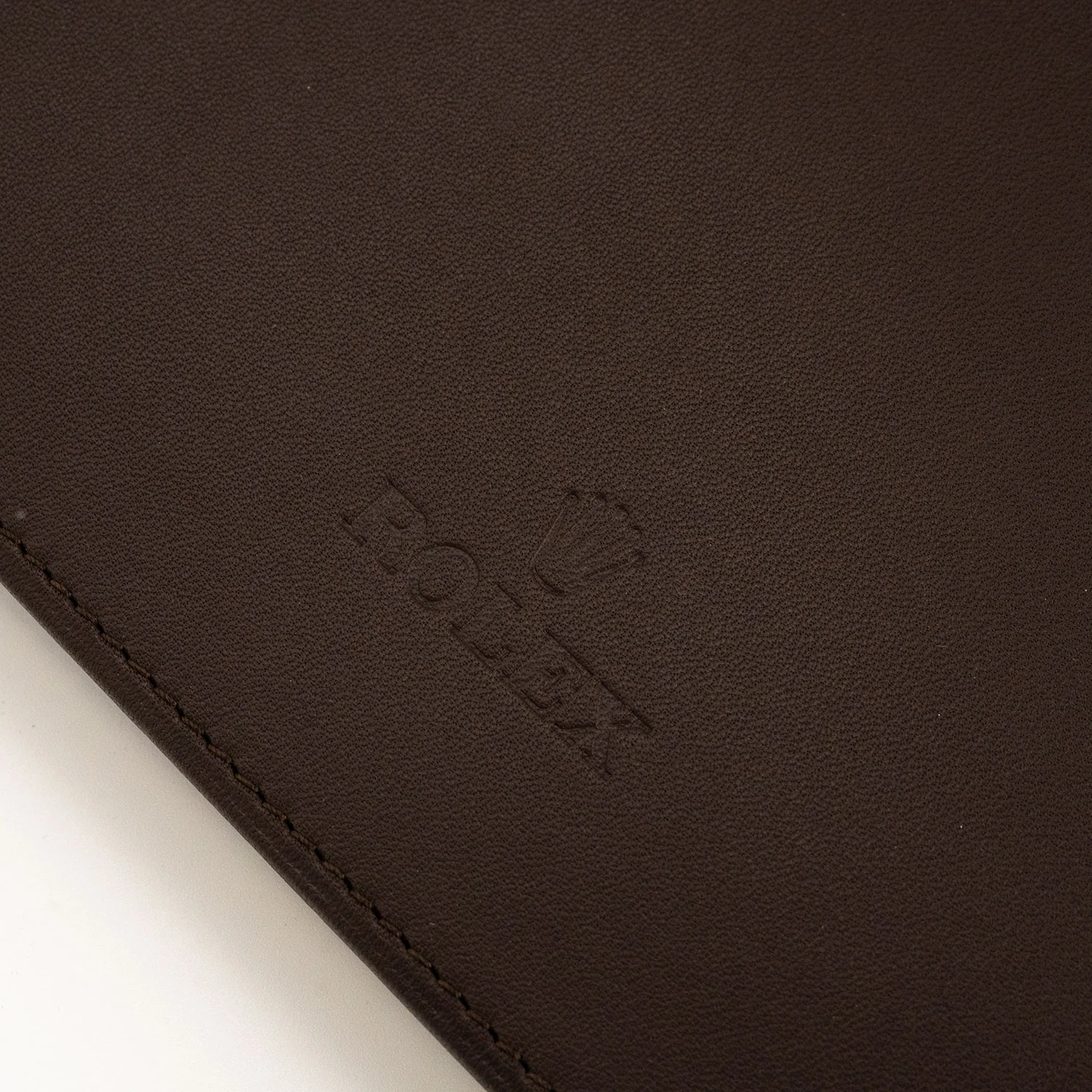 Brown Leather Notebook with Pen - Image 5