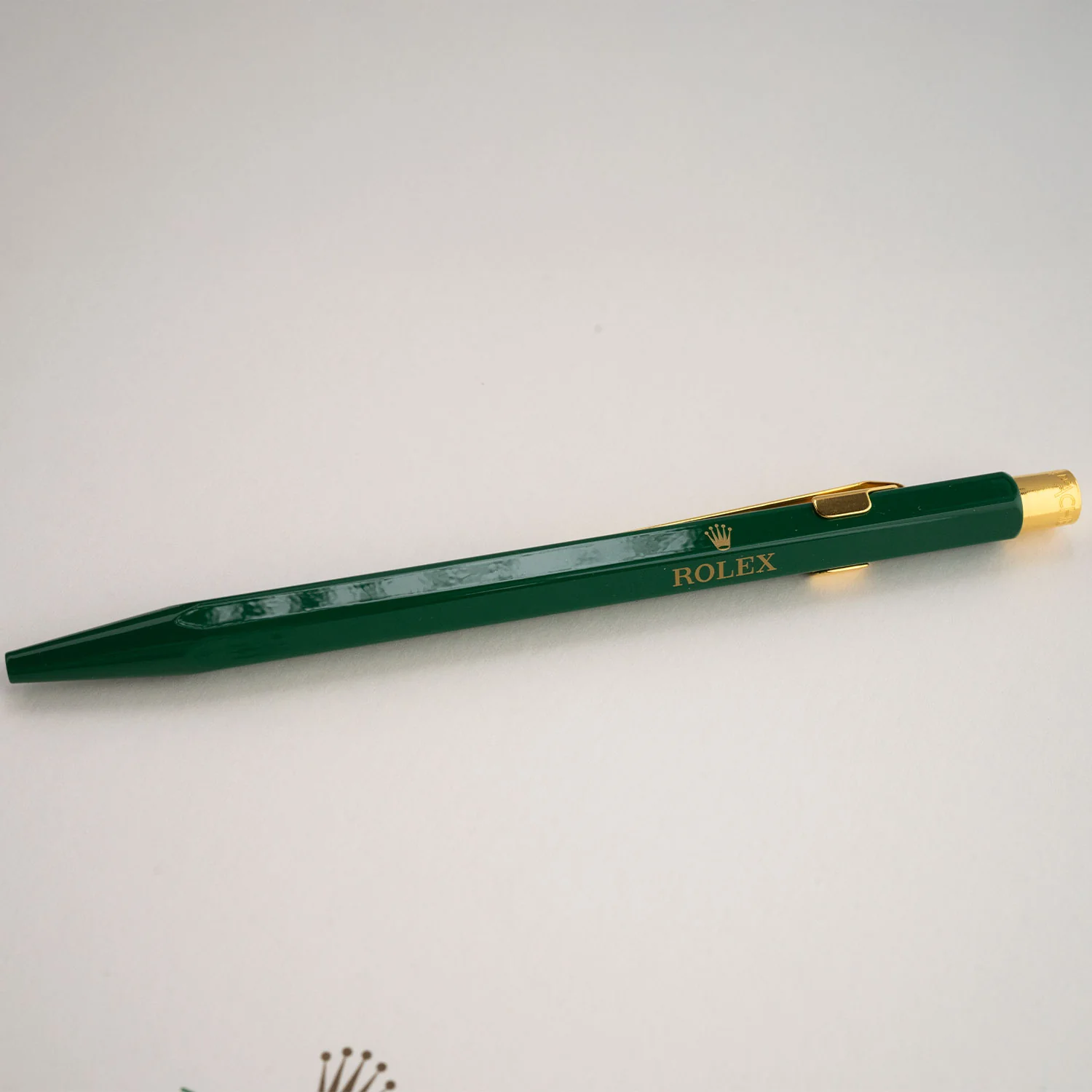 Brown Leather Notebook with Pen - Image 6