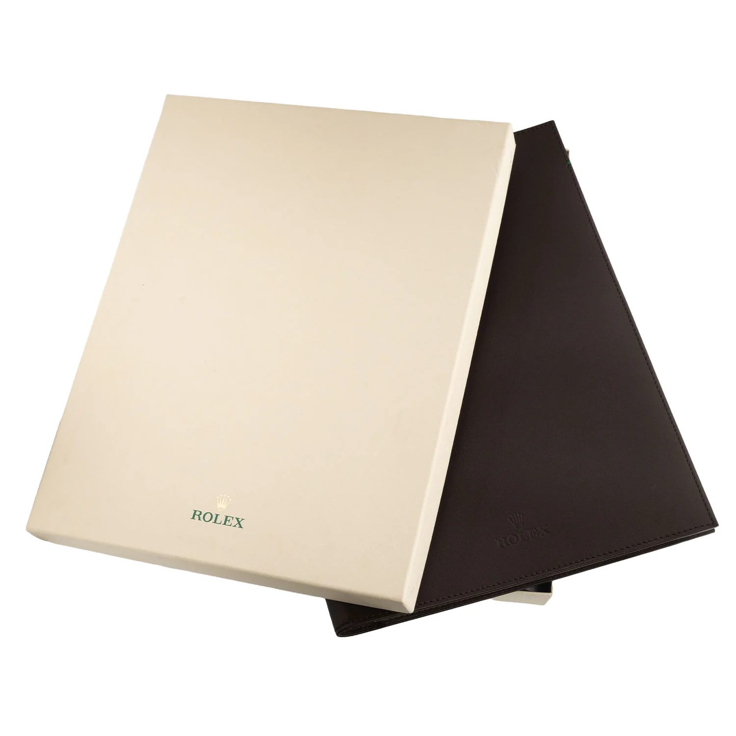 Brown Leather Notebook with Pen - Image 7