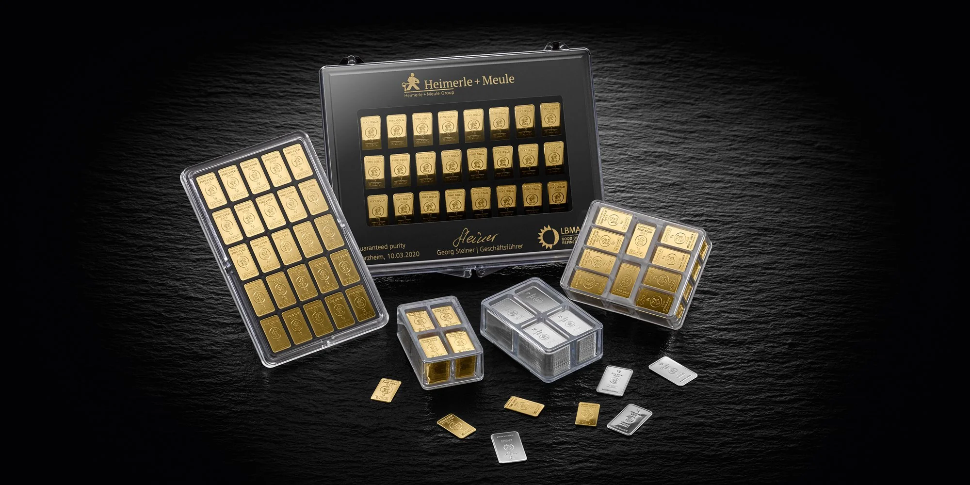 100 x 1g Silber Heimerle und Meule UnityBox - Image 3