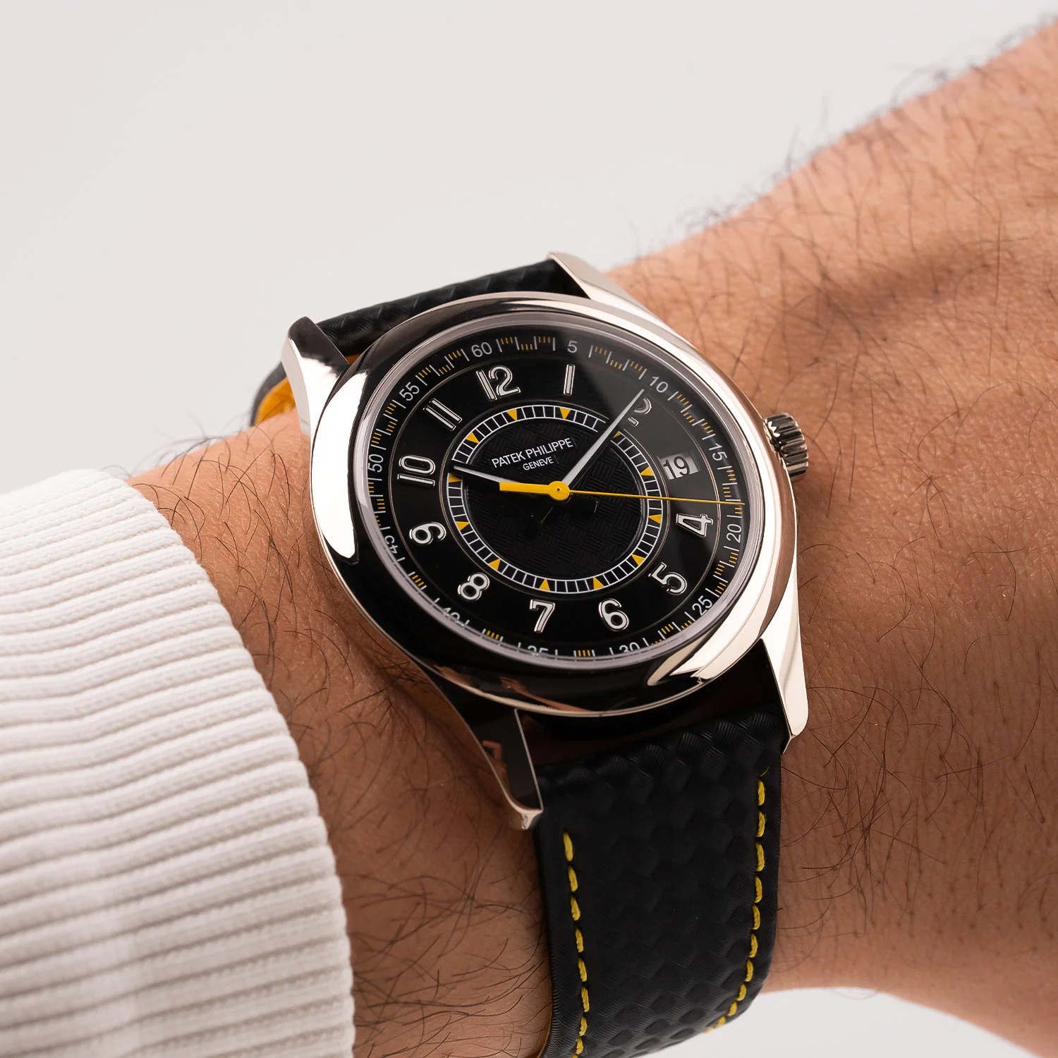 Calatrava 40mm Whitegold Black Dial - 6007G-001 - Image 7