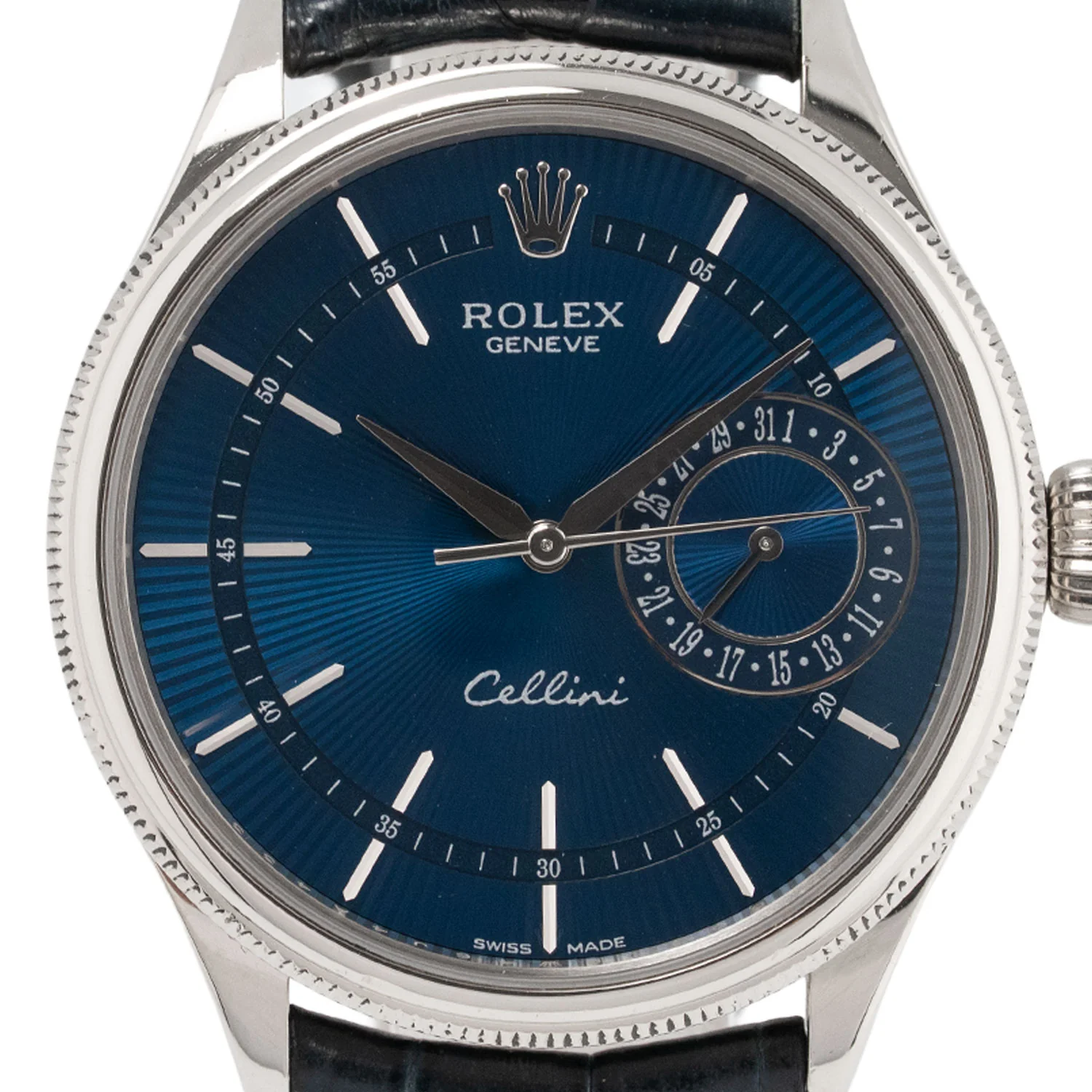 Cellini Date 39mm Whitegold Blue Dial 2018 - 50519 - Image 2