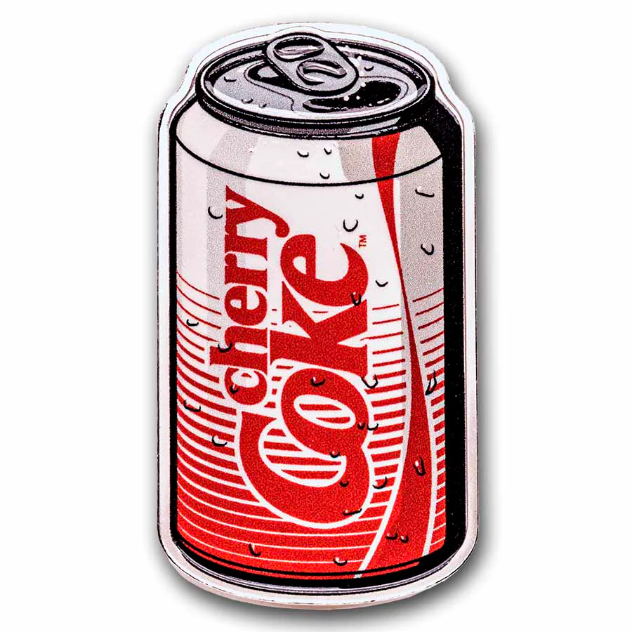 1 Unze SIlber Coca-Cola® 1 Cherry Coke Coin w/ Box & COA