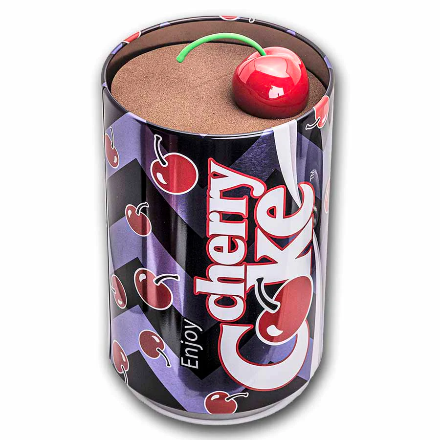 1 Unze SIlber Coca-Cola® 1 Cherry Coke Coin w/ Box & COA - Image 5
