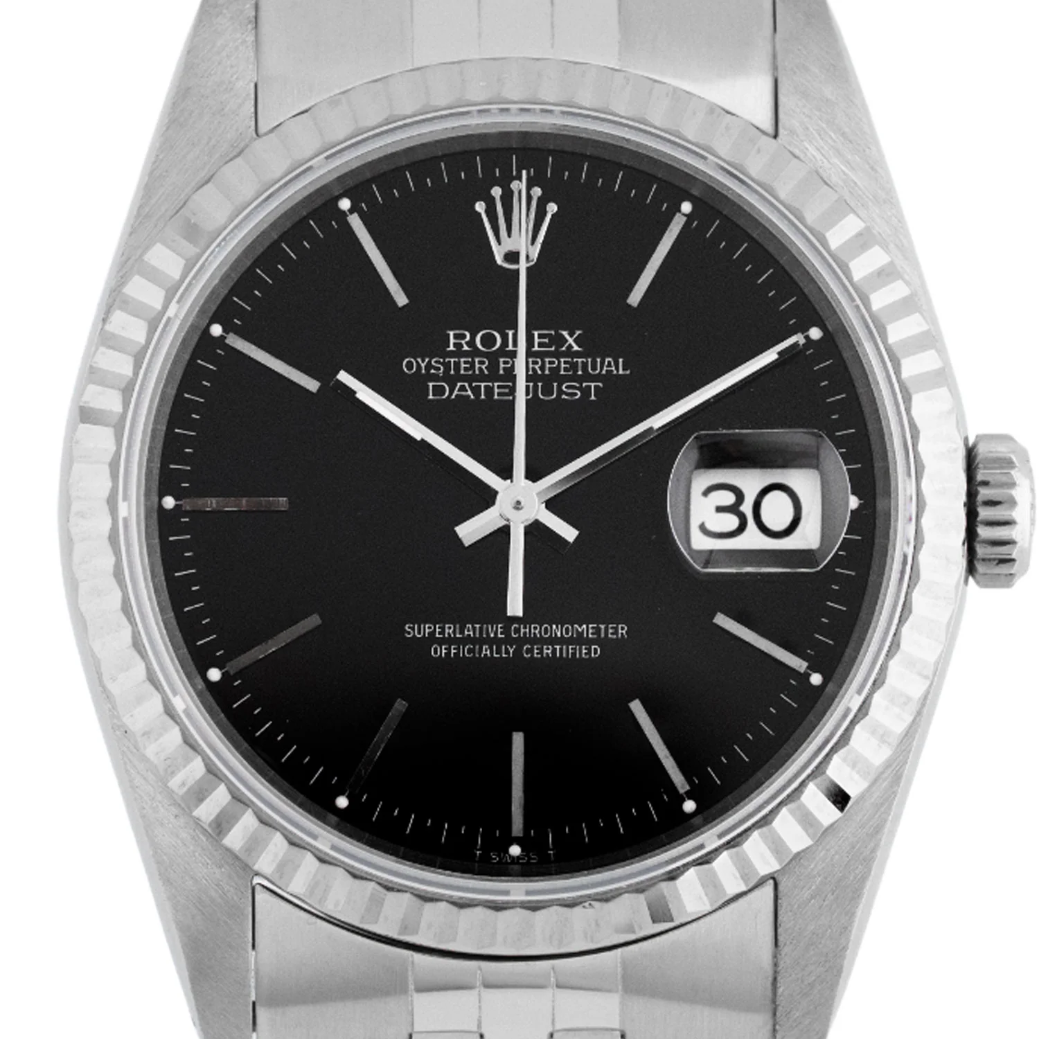Datejust 36mm Black Dial 1990 - 16234 - Image 2