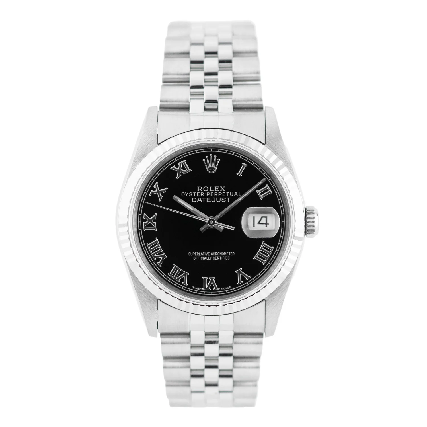 Datejust 36mm Black Roman Dial 1979 - 16014