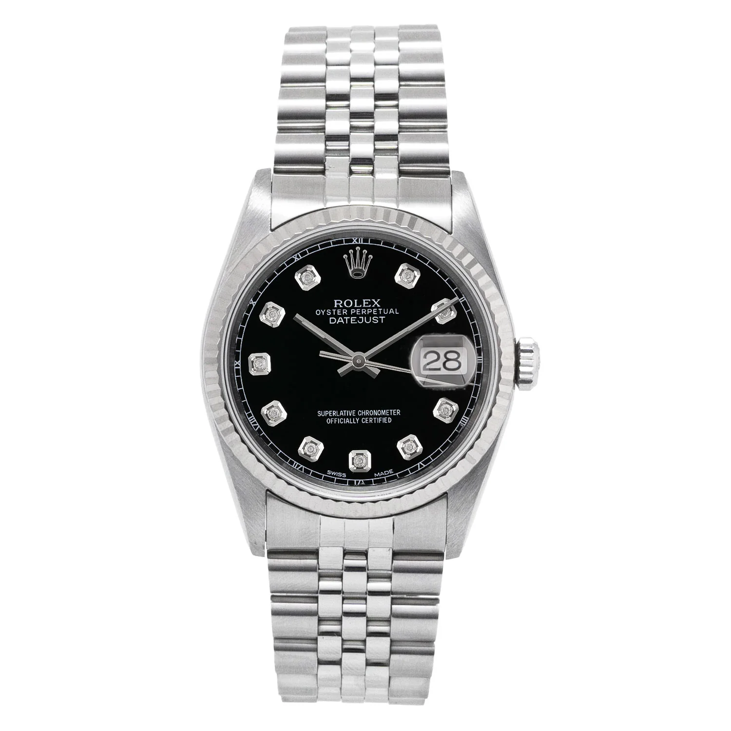 Datejust 36mm Black Diamond Dial 1979 - 16014