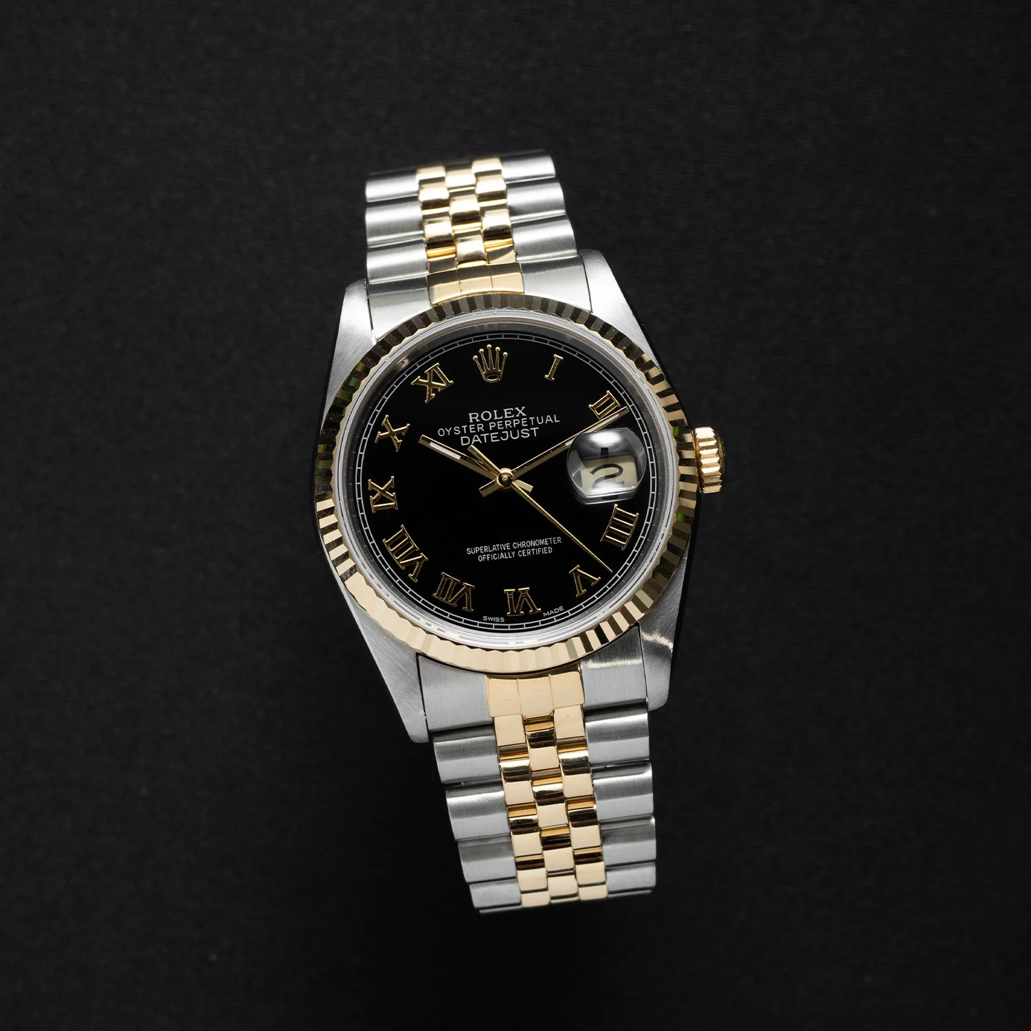 Datejust 36mm Black Roman Dial 1991 - 16233 - Image 2