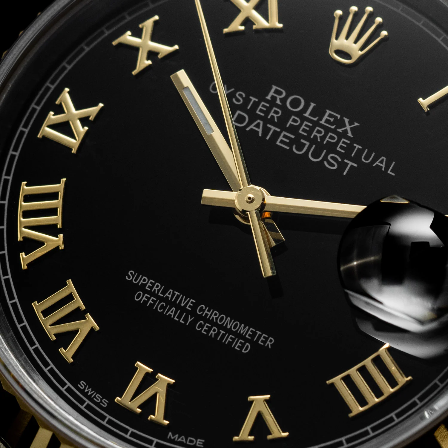 Datejust 36mm Black Roman Dial 1991 - 16233 - Image 3
