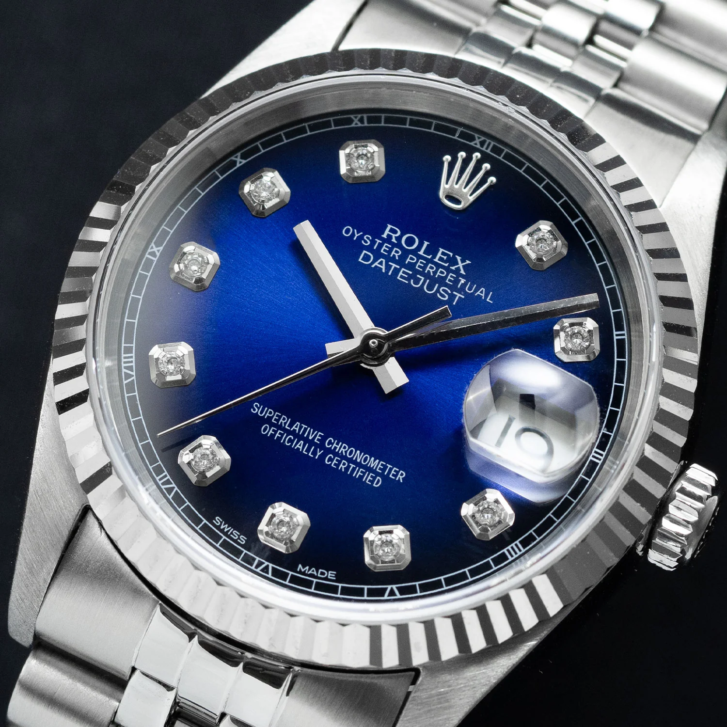 Datejust 36mm Blue Degrade Diamond Dial 1979 - 16014 - Image 2