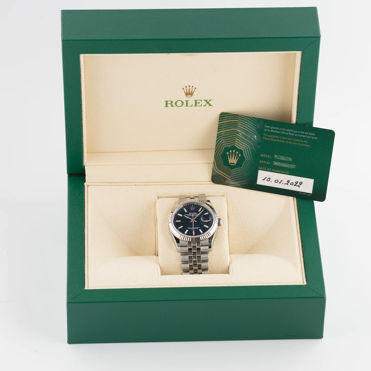 Datejust 36mm Blue Motif Dial 2022 Jubilee - 126234 - Image 6