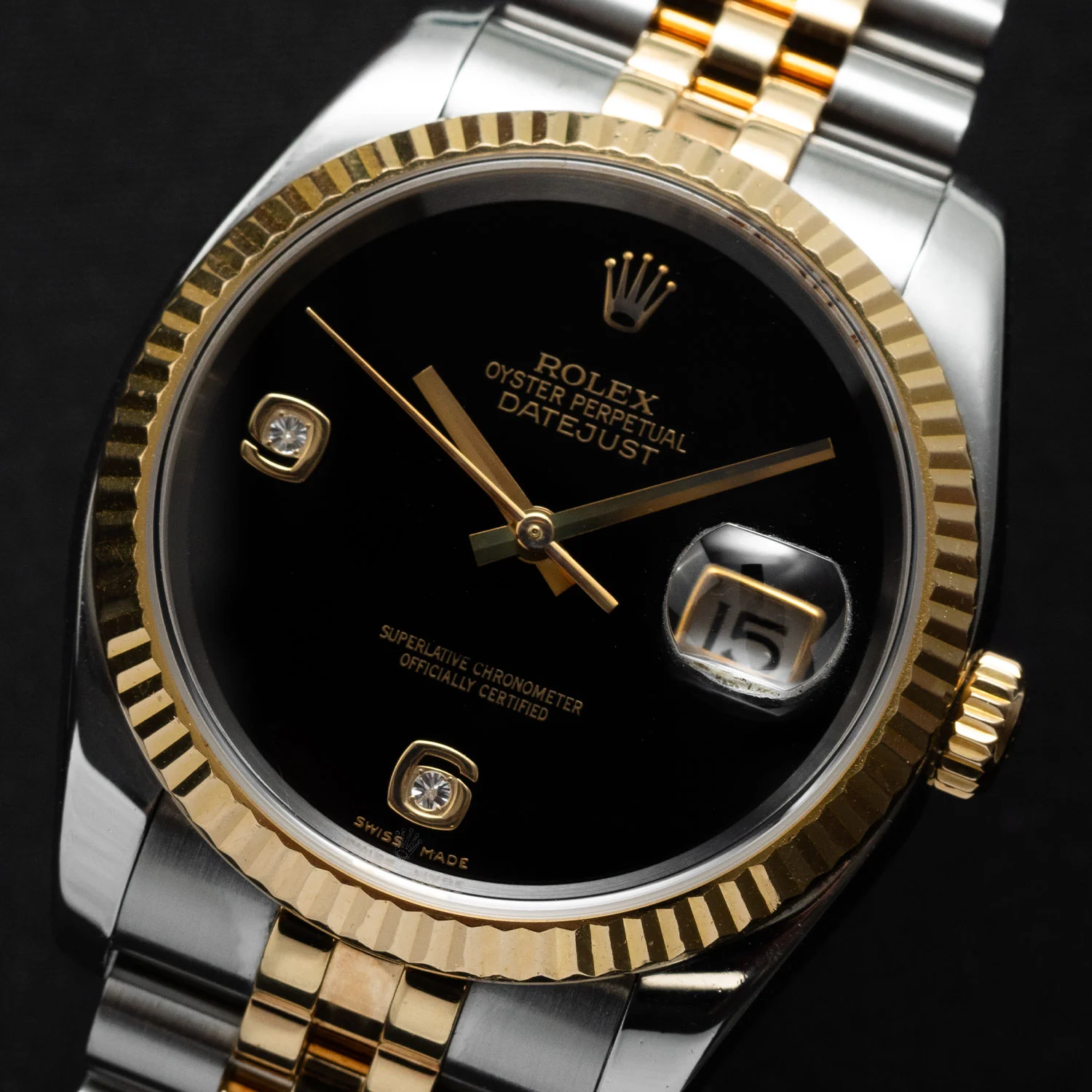 Datejust 36mm Factory Onyx Dial 2003 - 116233 - Image 3