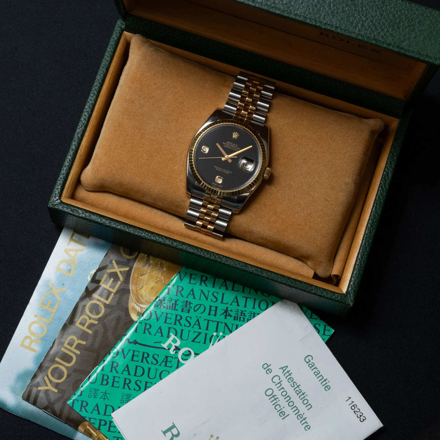 Datejust 36mm Factory Onyx Dial 2003 - 116233 - Image 7