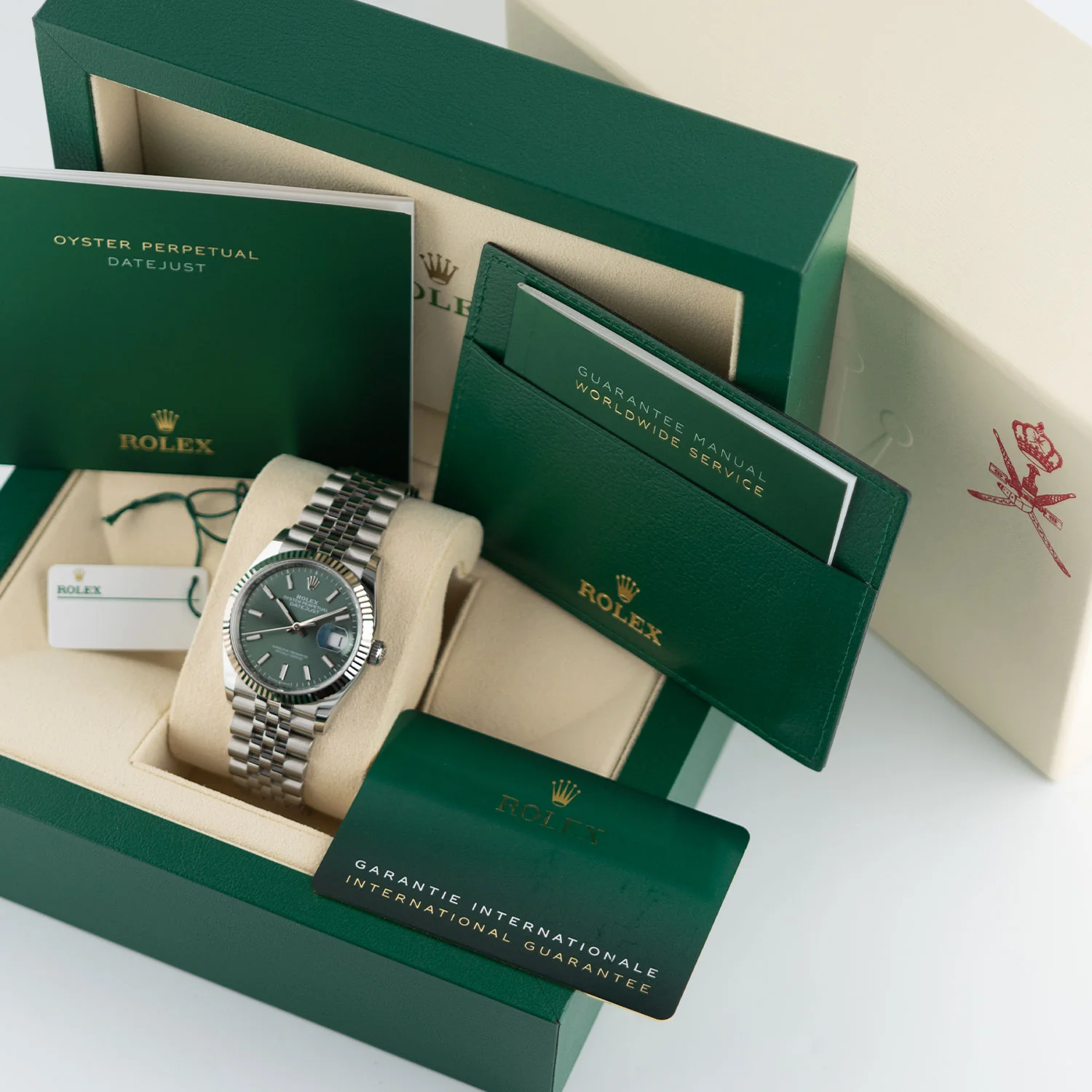 Datejust 36mm Green Dial Oman Khanjar Delivery 2025 Jubilee - 126234 - Image 5