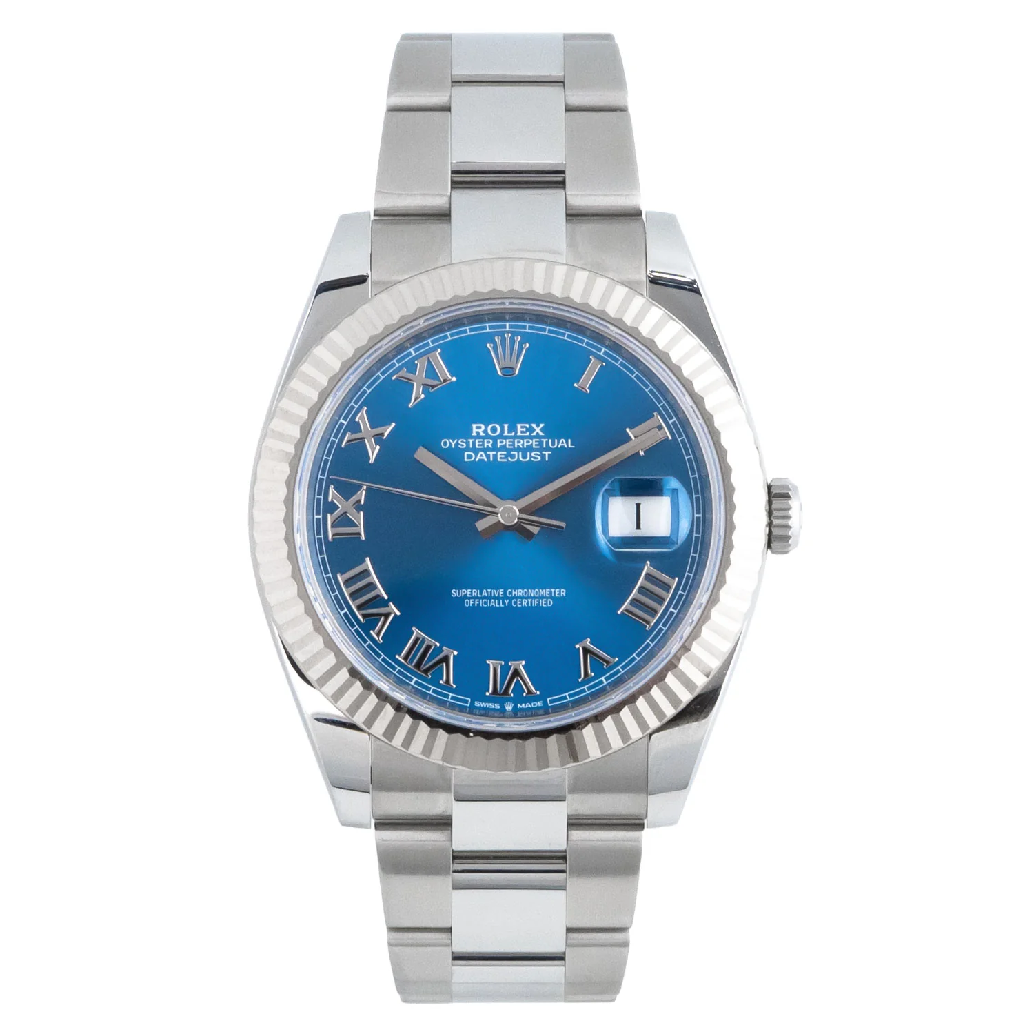 Datejust 41 Azzurro Dial Unworn 2026 Oyster - 126334